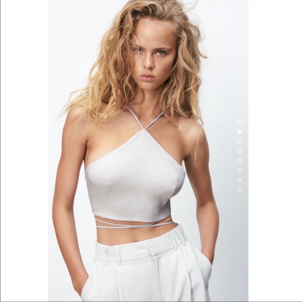 Zara top size S, WHITE